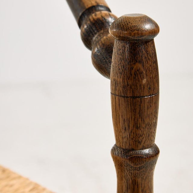1930s Oak 3-Legged Armchair, 1930s For Sale - Image 5 of 17