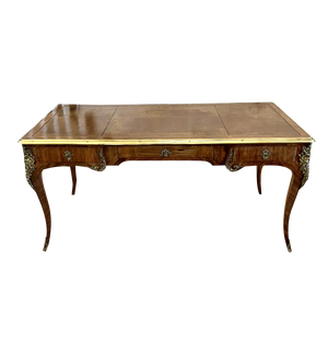 Large Antique Victorian Kingwood Desk, 1850