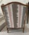 Large Antique Walnut Wing Chair With New Performance Fabric For Sale - Image 4 of 6