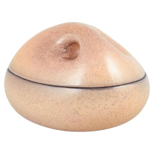 1980s Stoneware Jar with Biomorphic Lid by Birger Åström, Sweden, 1980s For Sale - Image 5 of 5