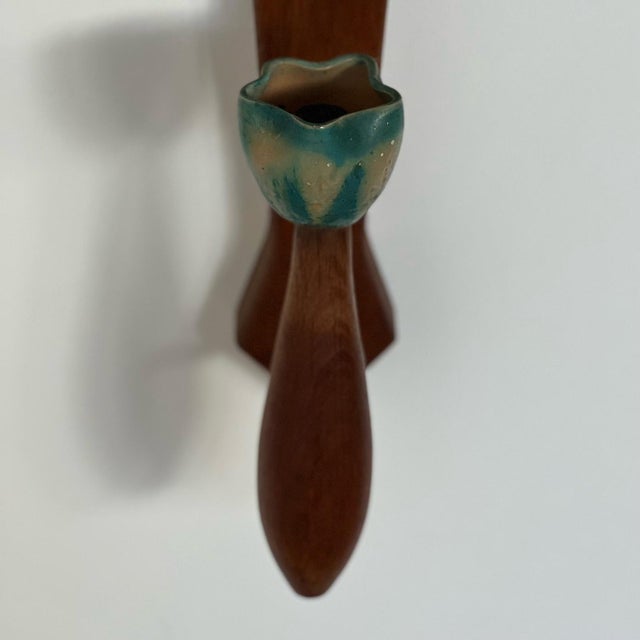 Mid-Century Modern Mid-Century Oak Wall Lights, Set of 2 For Sale - Image 3 of 14