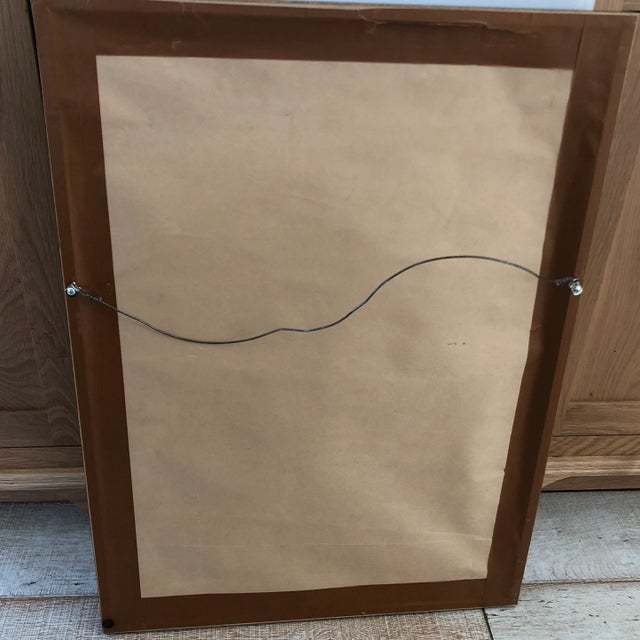 Bernard Villemot Late 20th Century Bally Man Lithograph Poster, Framed For Sale In Los Angeles - Image 6 of 7