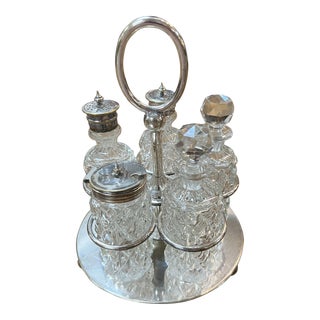 Late 20th Century Salt and Pepper Set- 7 Pieces For Sale