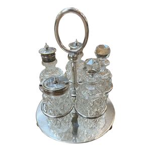Late 20th Century Salt and Pepper Set- 7 Pieces