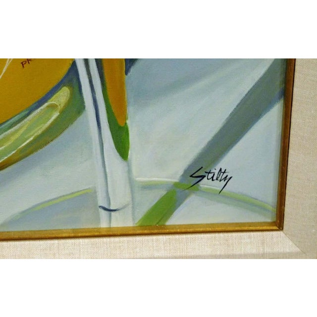 Paint Thomas Stiltz "Cristal Tonight" Original Signed Original Oil Still Life Painting For Sale - Image 7 of 7