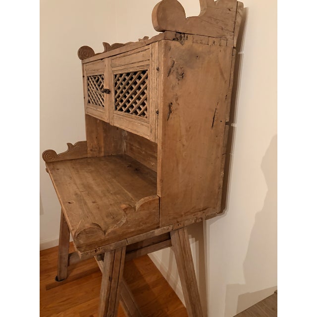 This piece has a wonderful aged patina and handcrafted character, perfect for farmhouse, cottage, or Scandinavian-inspired...