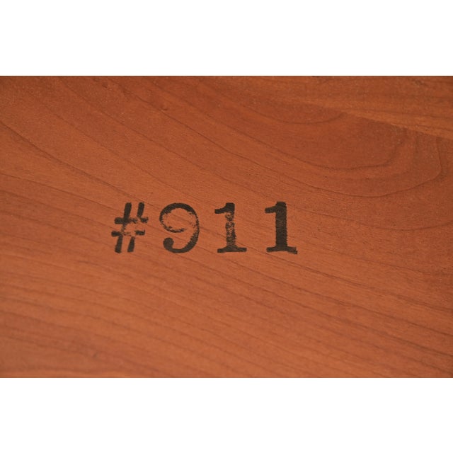 Harden Furniture Arts and Crafts Shaker Solid Cherry Wood Writing Desk For Sale - Image 15 of 16