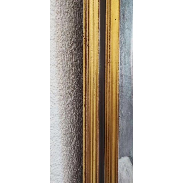 Henri Duvoisin, Dame à sa toilette, 1908, Oil on Canvas, Framed For Sale - Image 8 of 10