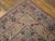 1880s Navy Rose Medallion Antique Persian Kerman Laver Rug 10' X 20'8" Handknotted Wool Carpet For Sale - Image 4 of 5