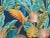 French 1 of 10 Yards Stof Designer Fabric Tropical Birds "Bimini" French Cotton Twill For Sale - Image 3 of 7