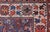Textile Antique Persian Shiraz Rug With Indigo Field and Diamond Medallions For Sale - Image 7 of 12