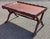 1940s Vintage Mid-Century Modern Mahogany Small Tray Table Dimensions: 33x19x17