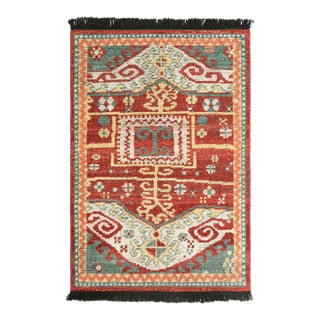 Rug & Kilim Classic Oriental Rug with Polychromatic Geometric Patterns For Sale
