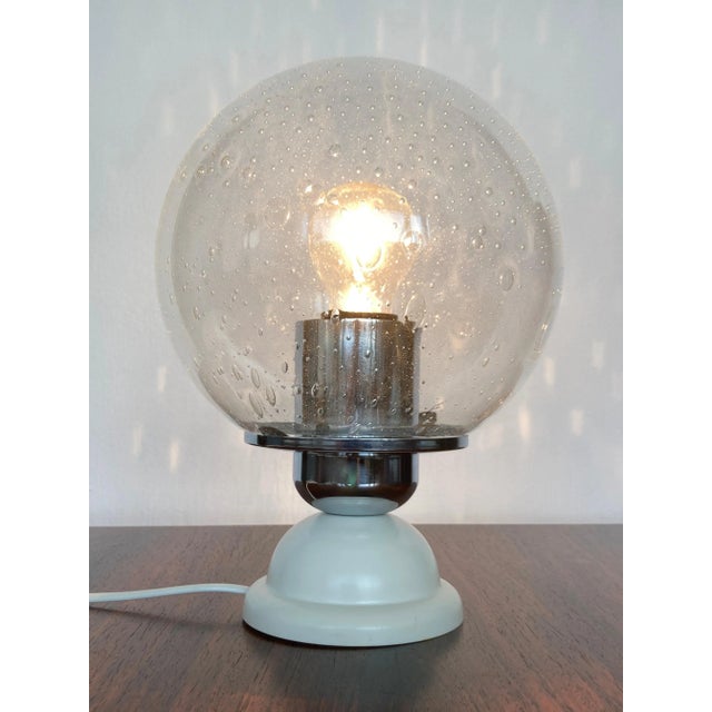 Glass Mid-Century Glass Table Lamps, 1980s, Set of 2 For Sale - Image 7 of 8