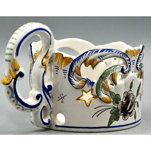 Ceramic Vintage French 'Go to Bed' Candle Holder For Sale - Image 7 of 11