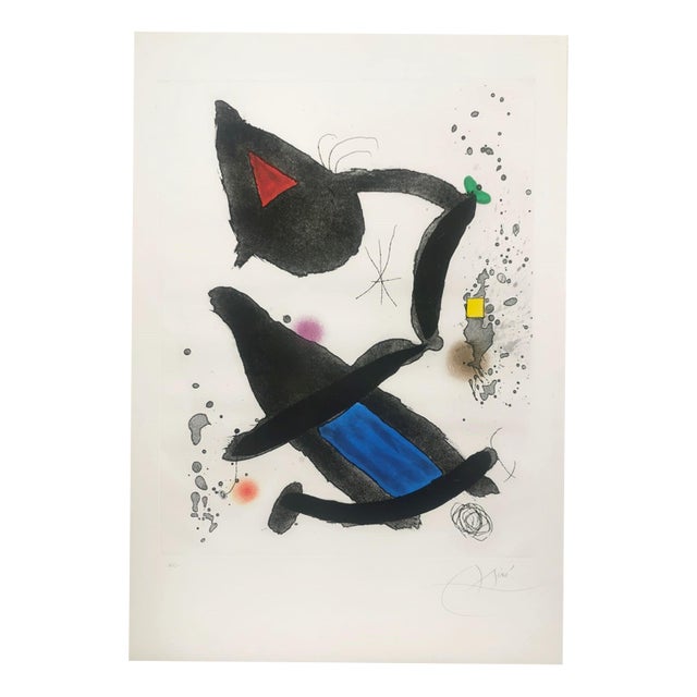 Joan Miró, King David, 1972, Etching For Sale