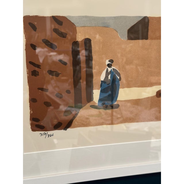 Lars Norrman, Figure in a Sunlit Desert, 1950s, Lithograph, Framed For Sale - Image 10 of 18