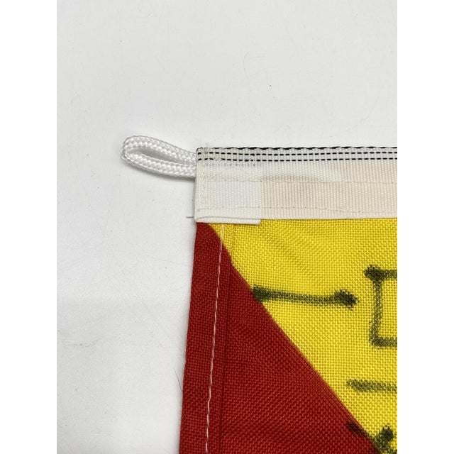 Klaus Vom Bruch, Cargo Cult: Mann über Bord Flag Artwork, 1995, Fabric For Sale - Image 12 of 16