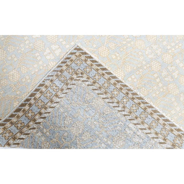 Textile Traditional-Style Samarkand Tan Oversized Rug "Mosaika" by Doris Leslie Blau For Sale - Image 7 of 8