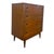 Vintage Mid-Century Modern 4-Drawer Tallboy Dresser Dovetailed Drawers. For Sale In Seattle - Image 6 of 12