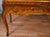 French 1930s French Louis XV Satinwood Floral Inlay Cylinder Secretary Writing Desk For Sale - Image 3 of 18