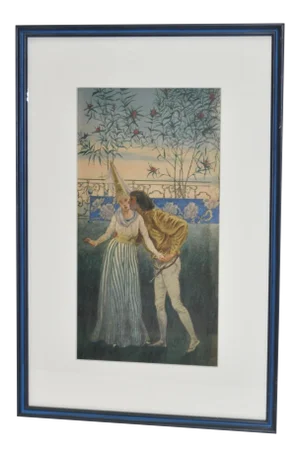 Romeo and Juliette Watercolor by Liam Watson C.1910