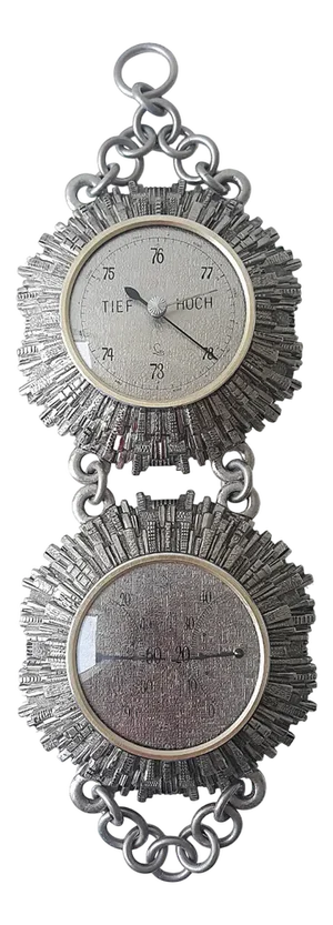 Vintage Weather Station Thermometer, 1960s