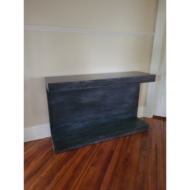 This gorgeous Niermann Weeks console boasts a beautiful black/gray cerused midnight oak finish along with a functional...