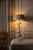 Wood Hollywood Regency French Lilly Pad Table Lamp, Maison Jansen Style For Sale - Image 7 of 10