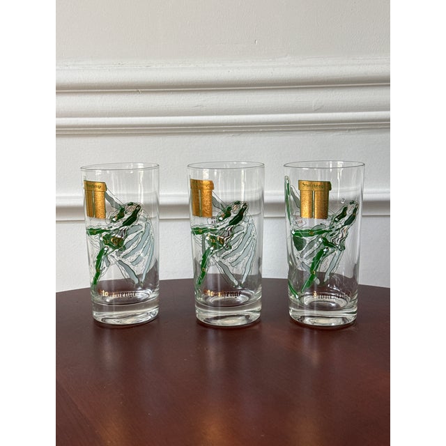 Transparent Vintage Stonehenge Golf Course Highball Glasses - Set of 6 For Sale - Image 8 of 10