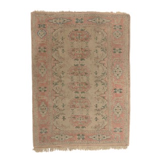 Vintage Turkish Oushak Rug, 06'02 X 08'05 For Sale