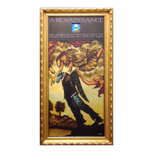 Markus Pierson "A Renaissance" Mix Media on Panel W/Custom Framed Hand Signed