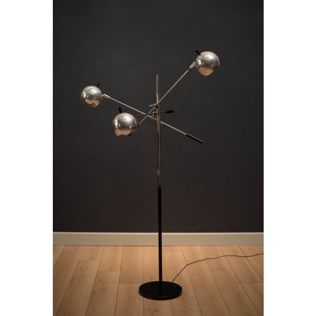 Mid-Century Modern Robert Sonneman Triennale Chrome Floor ...