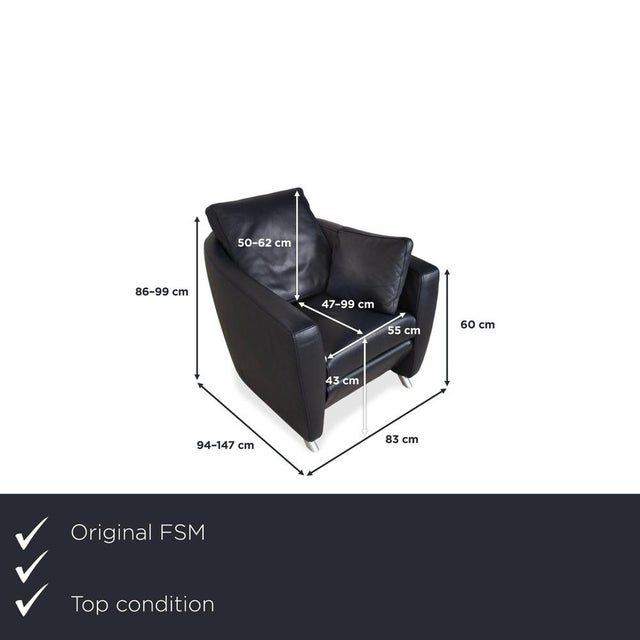 Fsm sesam: the hidden functional marvel in dark blue. This armchair is a master of disguise. The "sesam" model from the...