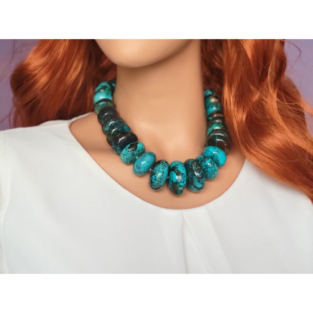 Hubei Turquoise Necklace For Sale In Cleveland - Image 6 of 7