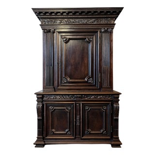 19th Century Renaissance Cabinet in Walnut For Sale