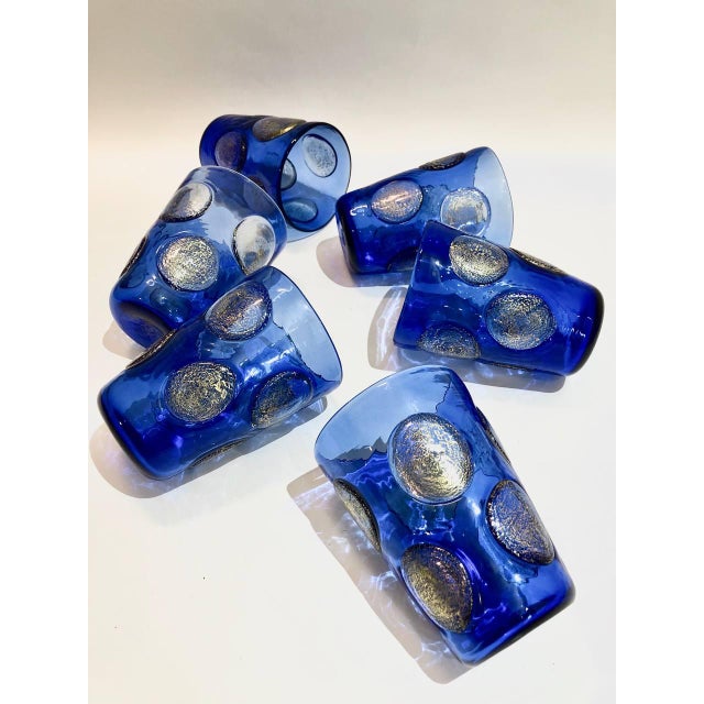 Murano Crystal Glasses by Mariana Iskra, Set of 6 For Sale - Image 13 of 15