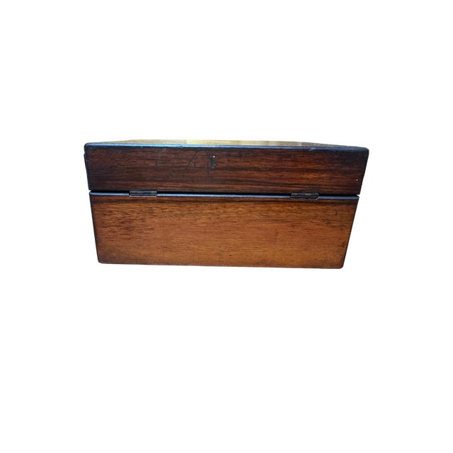 Late 19th Century Victorian Rosewood Box With Mother of Pearl Inlay For Sale In San Francisco - Image 6 of 11