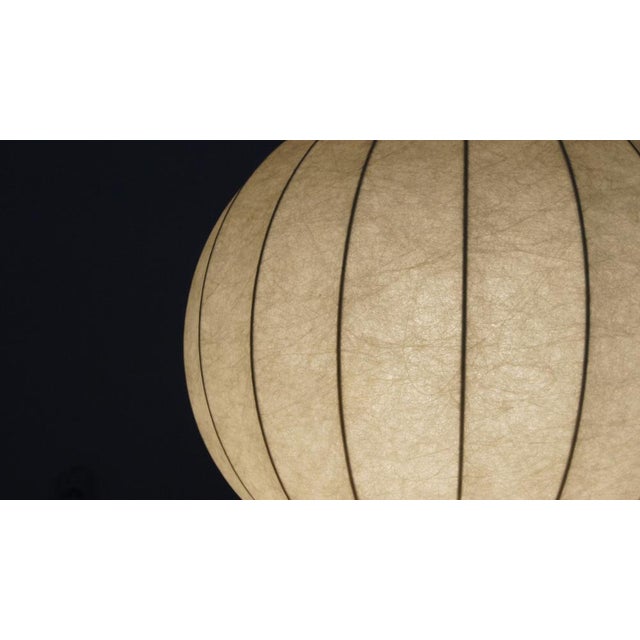 Metal Mid-Century Cocoon Pendant Lamp from Goldkant Leuchten For Sale - Image 7 of 10