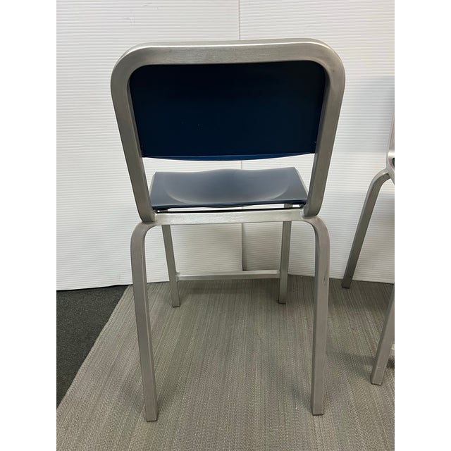BMW Designworks for Emeco 1951 Counter Stools, Set of Three For Sale - Image 11 of 12