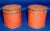 American American 19th Century Red Paint Decorated Tole Spice Pantry Boxes or Canisters - A Pair For Sale - Image 3 of 9