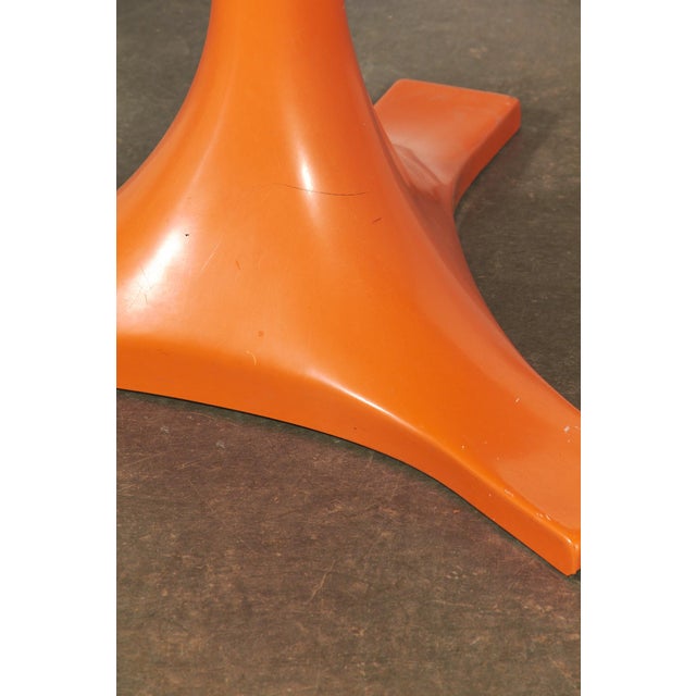 Space Age Orange Kartell Table from Ignazio Gardella, 1970s For Sale - Image 12 of 14