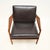 Wood Vintage Danish Teak and Leather Lounge Chair by Christian Jensen for Haslev, 1960 For Sale - Image 7 of 12