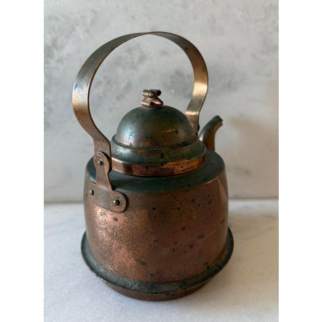 1940s Vintage Leksand Copper Tea Pot For Sale - Image 5 of 10
