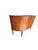 Neoclassical 1990s Ethan Allen Avenue Demilune Sideboard Cherry Buffet Credenza Cabinet Console For Sale - Image 3 of 15