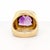 Vintage David Yurman 18k Yellow Gold, Amethyst, & Diamond Albion Cocktail Ring For Sale - Image 12 of 14