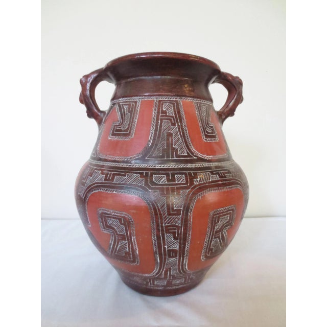 Brazilian Marajoara Pot Signed Doca Para - 1990's For Sale - Image 11 of 11