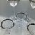 Platinum Dot Banded Martini Glasses by the Cellar of New York - Set of 5 For Sale - Image 9 of 12