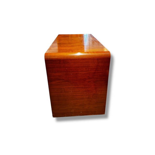 1970s Art Deco Waterfall Desk For Sale In Los Angeles - Image 6 of 6