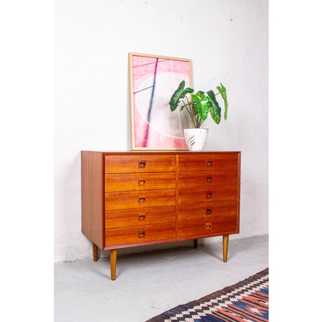 Mid-Century Modern Vintage Danish Chest of Drawers in Teak by Erik Brouer, 1960s For Sale - Image 3 of 15